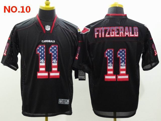 Men's Arizona Cardinals #11 Larry Fitzgerald Jersey NO.10;